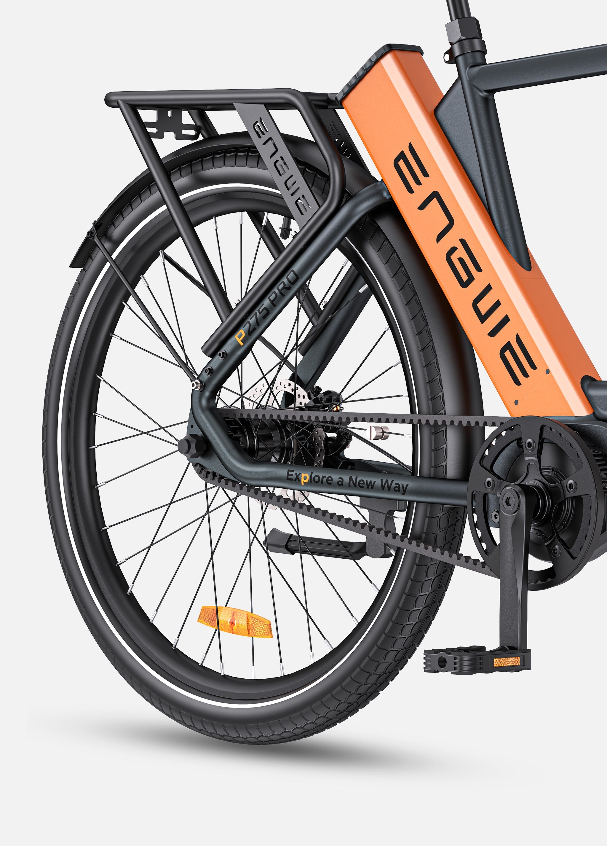 Engwe P275 Pro Electric Bike Black/Orange