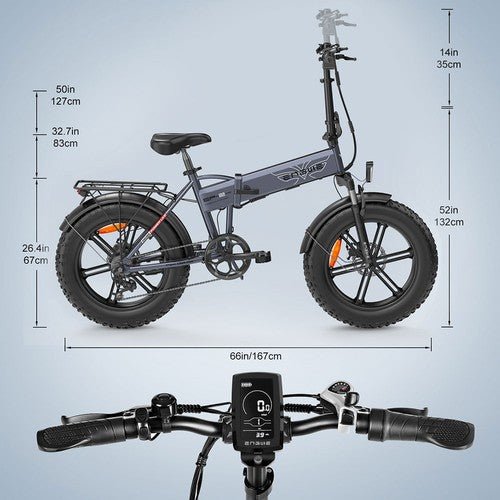 Engwe EP-2 Pro Electric Bike (Orange) - LOCO Scooters