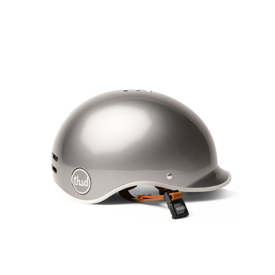 Thousand Heritage Helmet Polished Titanium - LOCO Scooters